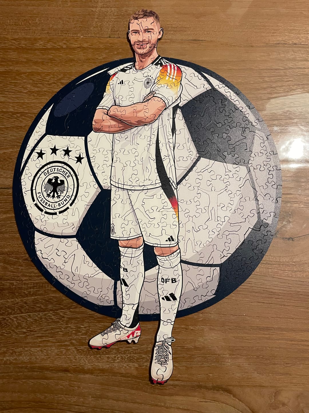 Customer photo review of Joshua Kimmich - Holzpuzzle