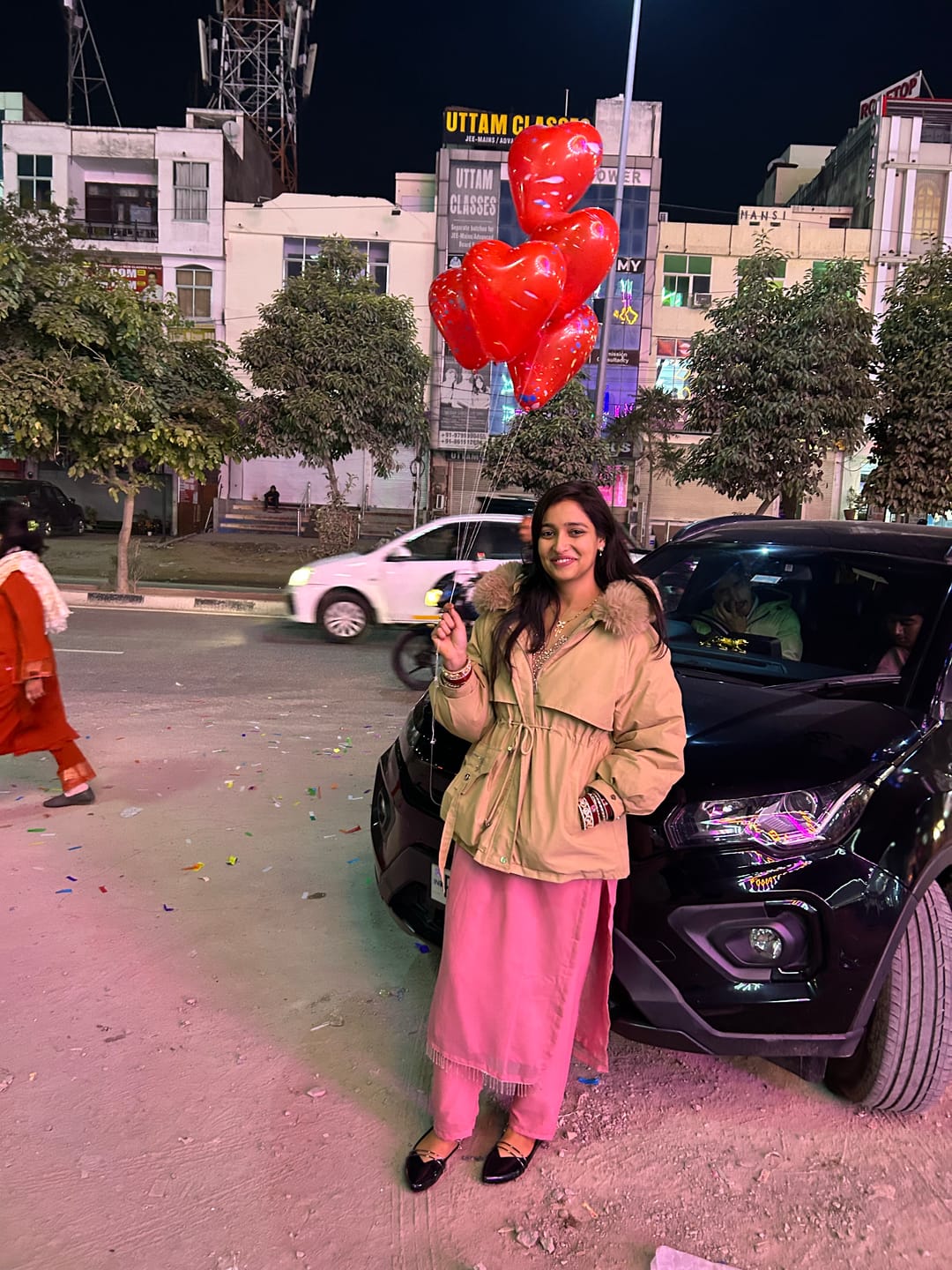 Customer photo review of Margot Warm Fleece Lined Parka Jacket