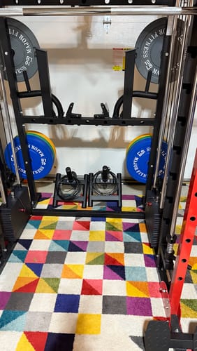 Customer photo review of Major Fitness Weight Stack Set