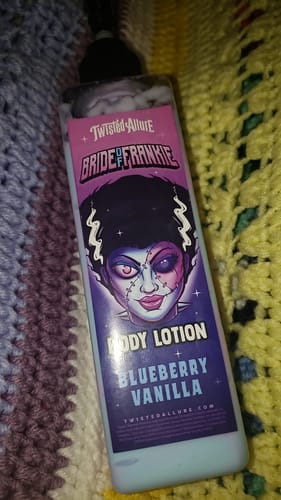 Customer photo review of Bride of Frankie Body Lotion