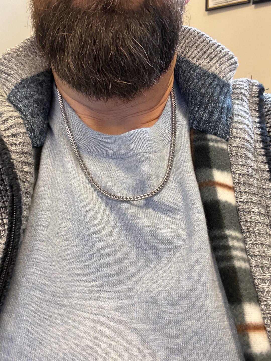 Customer photo review of Franco Chain (Silver)