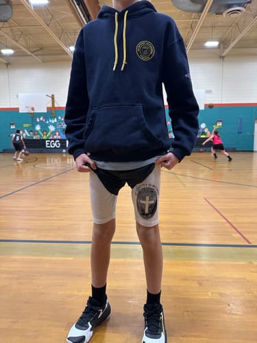 Customer photo review of Revelation 5:5 'Lion' Youth Performance Shorts