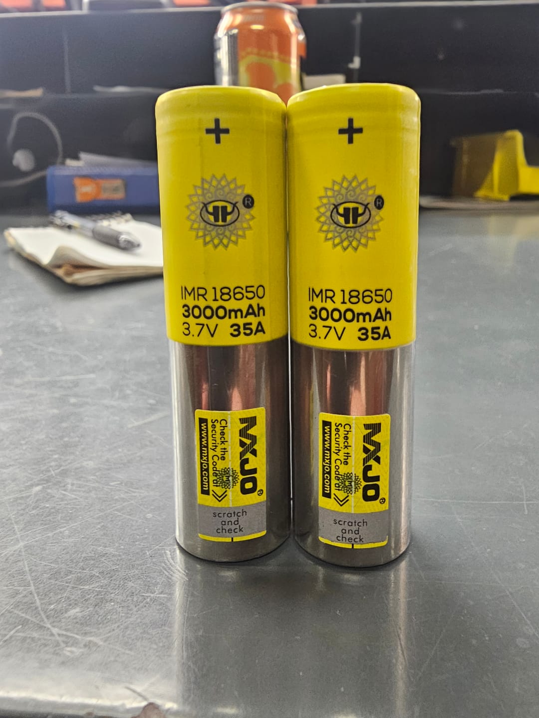 Customer photo review of MXJO 18650 3000mAh 20A Battery