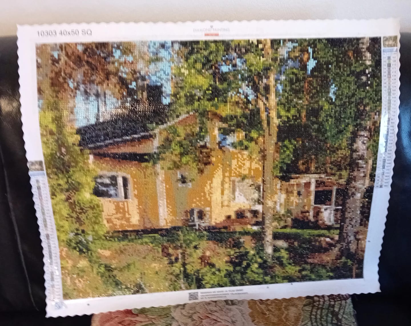 Customer photo review of Diamond Painting -maalaus omasta kuvasta