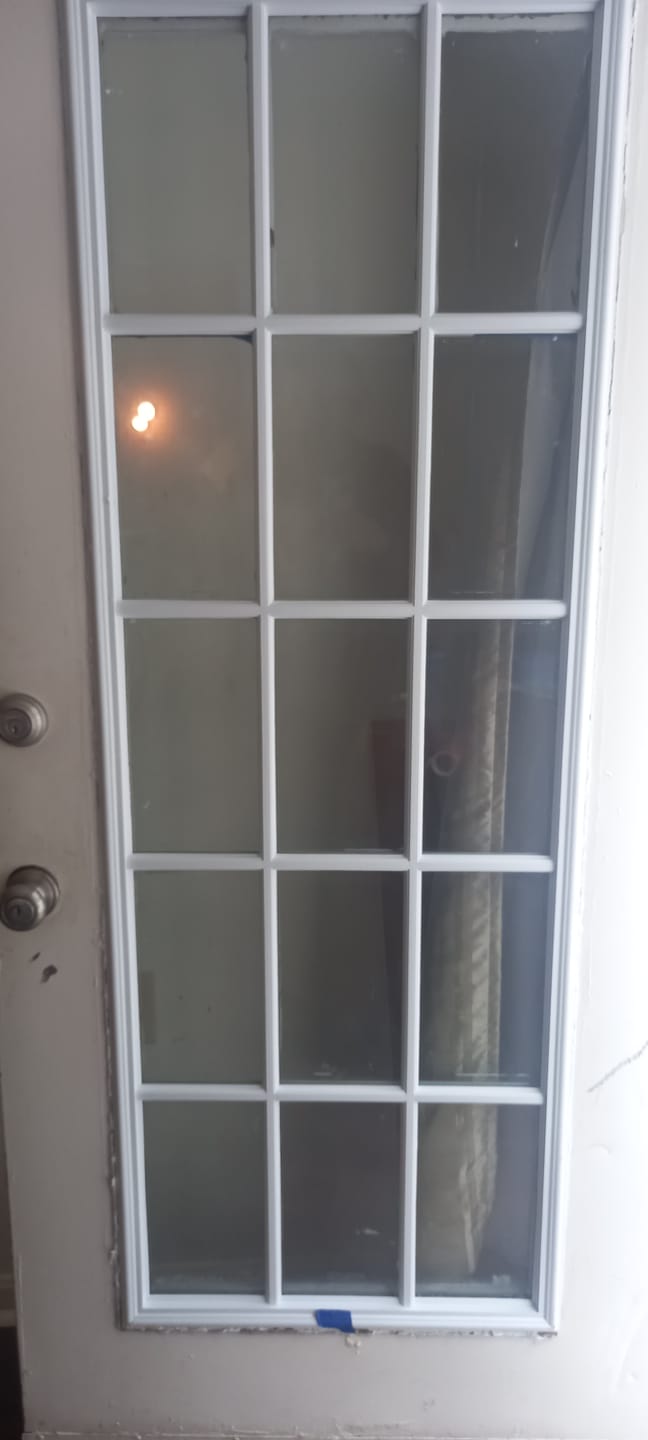 Customer photo review of Full Lite Frame Kit with 15 Grids