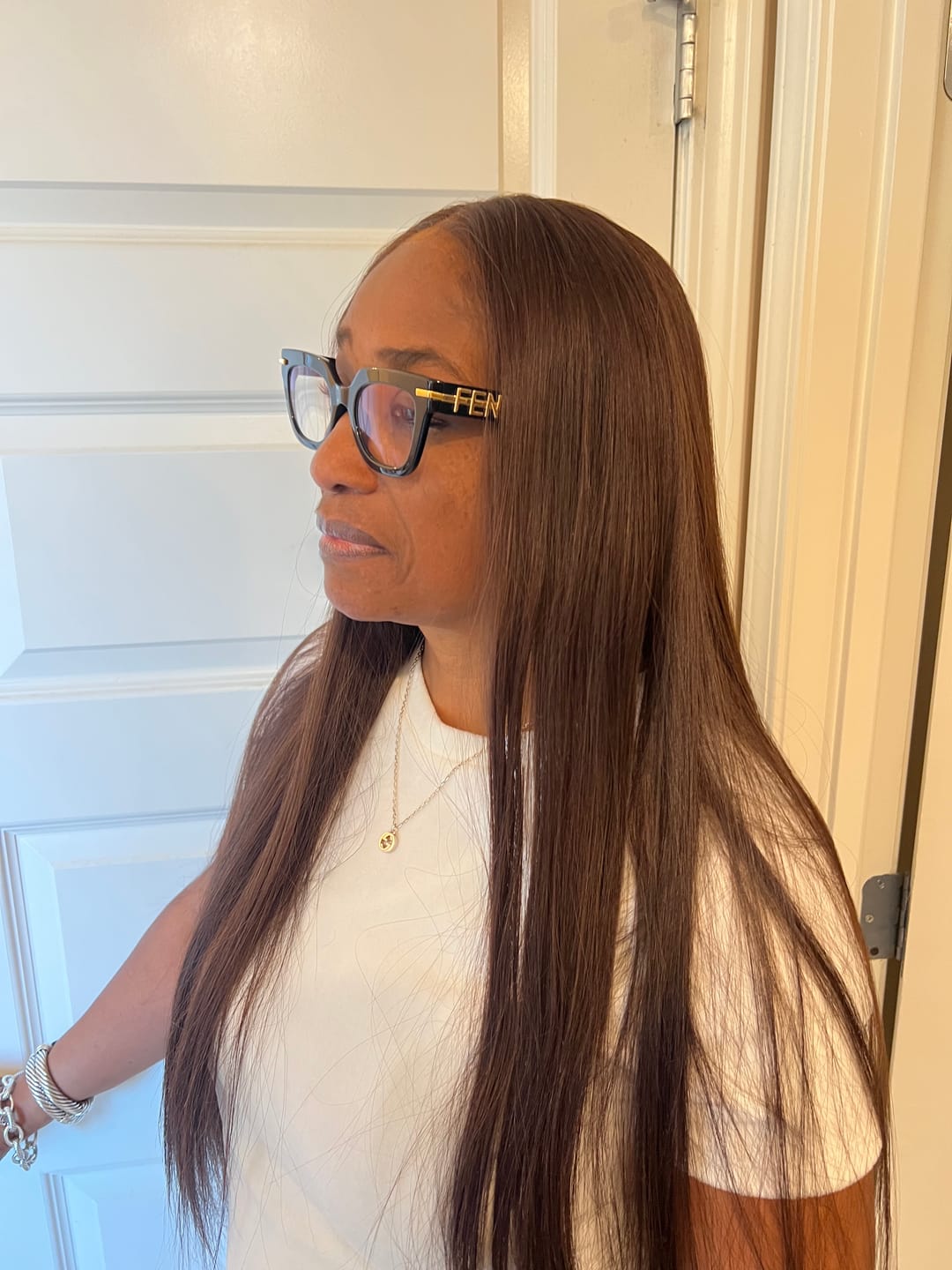 Customer photo review of 5X5 Raw Luxe Straight wigs