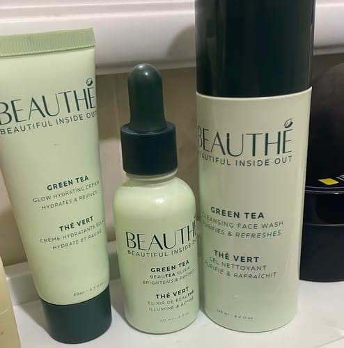 Customer photo review of Gel Nettoyant au Thé Vert