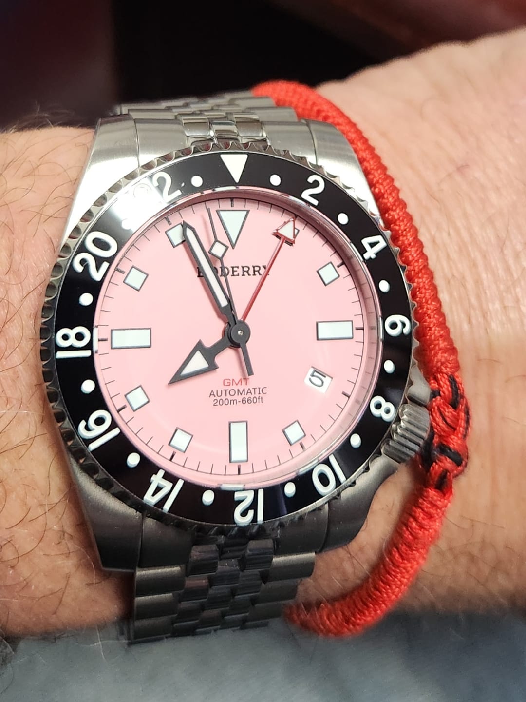 Customer photo review of LANDMASTER - 100M Waterproof Titanium Automatic Field Watch | White-bracelet