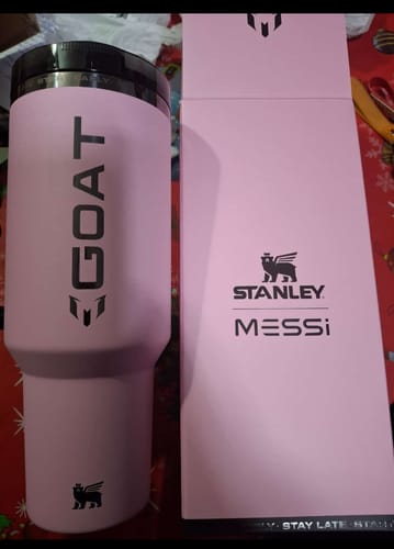 Customer photo review of Messi x Stanley 1913 Quencher Protour Flip Straw Tumbler | 1.1L