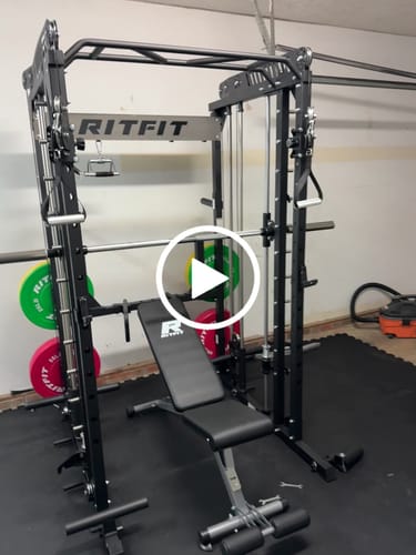 Customer video review of RitFit M1 2.0 Smith Machine Home Gym Package Comprehensive All-In-One Workout System