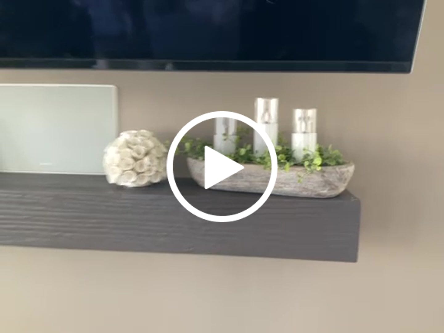 Customer video review of Glass Flameless White Candles