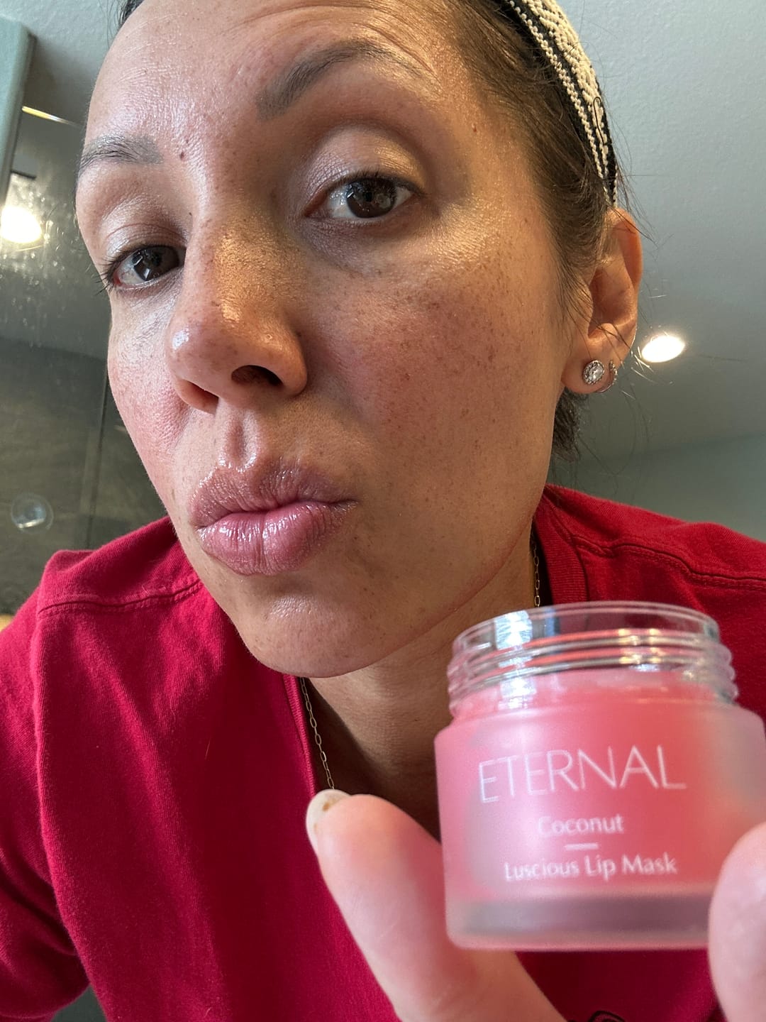 Customer photo review of Coconut Lip Mask