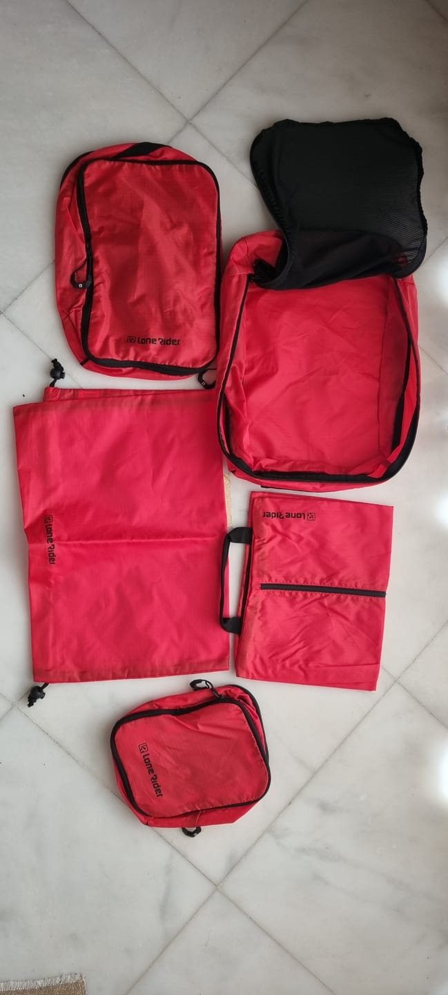 Customer photo review of Travel Packing Cubes - Ultimate Travel Packing Set