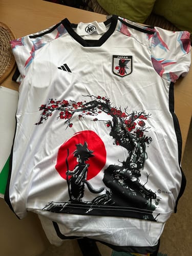 Customer photo review of Japan 2022/23 SHIRT - AWAY KID GOKU EDITION