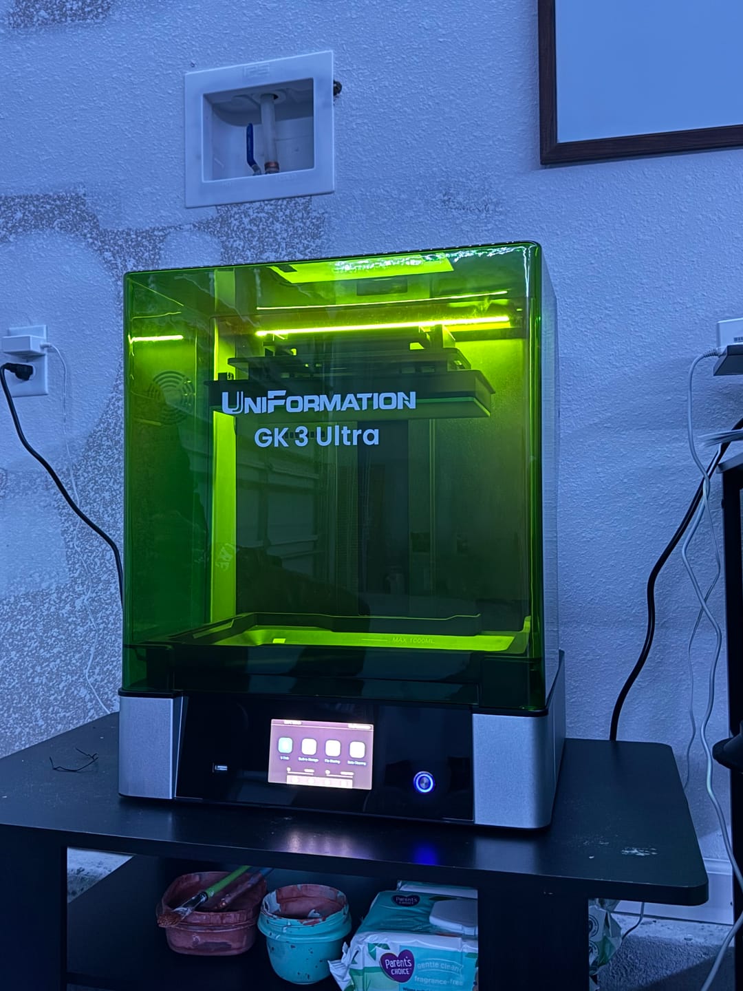 Customer photo review of Uniformation 16K Resin Printer GK3 Ultra