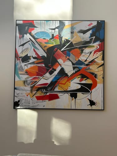 Customer review photo for Abstract Graffiti Art #GA026