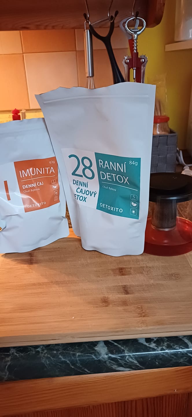 Customer photo review of Ranní Detoxikační čaj (28 denní)