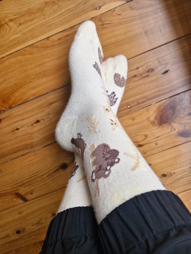 Customer photo review of Aussie Natives Bamboo Compression Socks