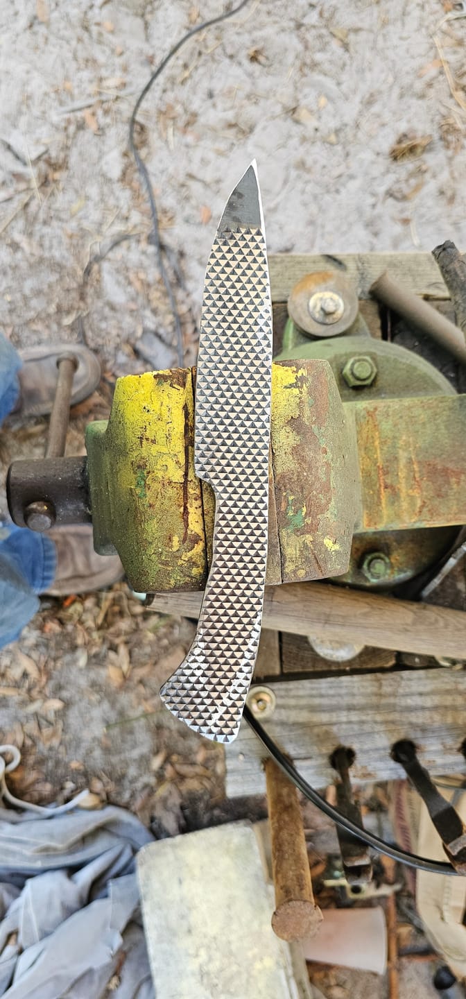 Customer photo review of 1" x 42" Sanding Belts for Stock Removal, 3 PACK