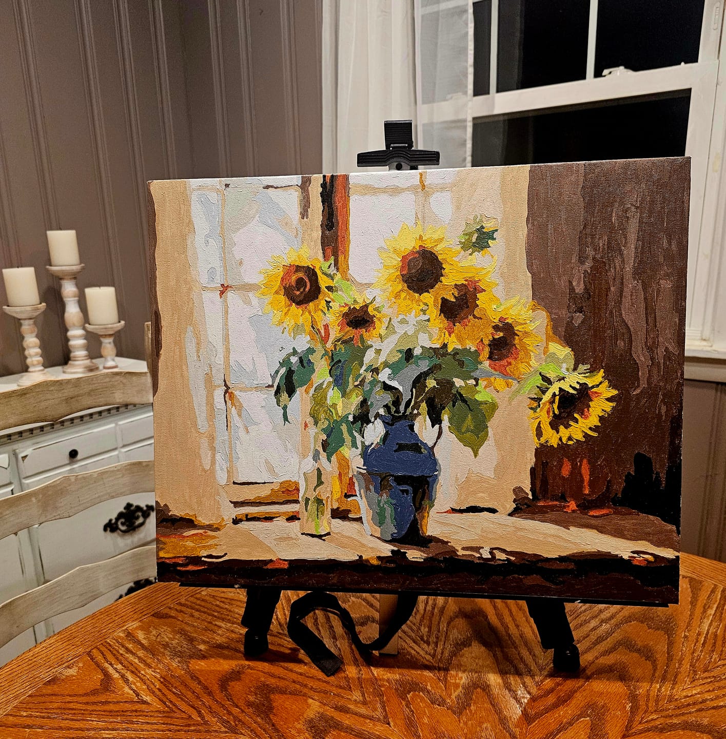 Customer photo review of Sunflowers Window Light