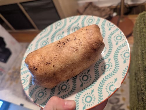 Customer photo review of Bangin’ Breakfast Burrito