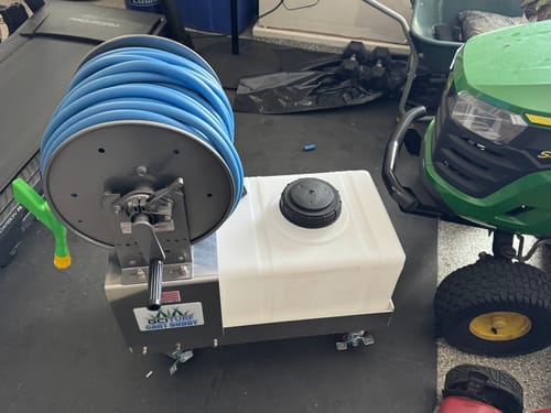 Customer photo review of GCI Turf Cart Buddy 20 Gallon