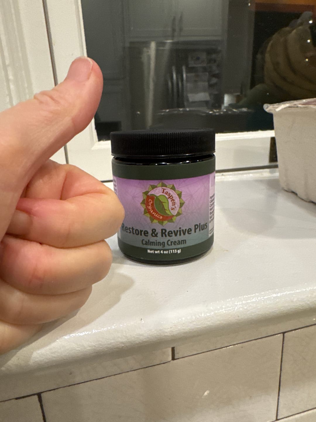 Customer photo review of Restore & Revive Calming Cream PLUS