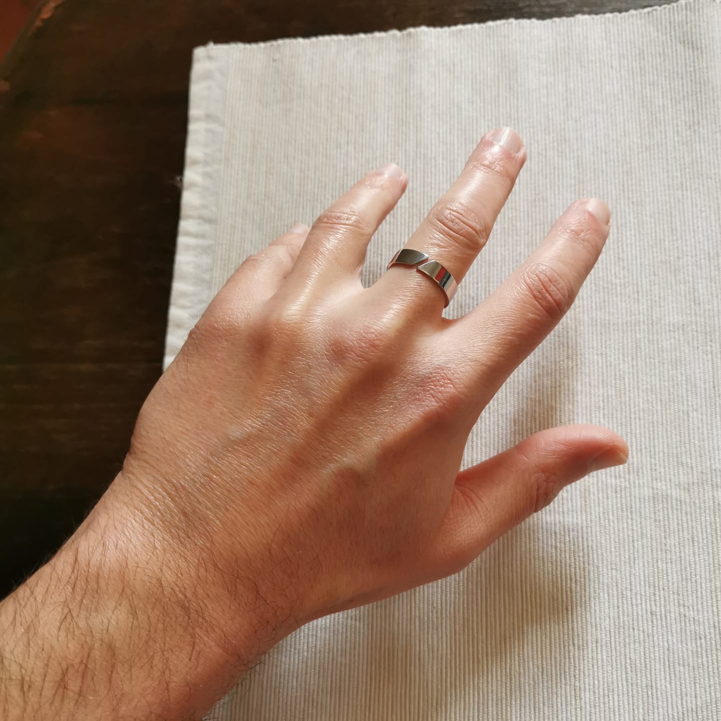 Customer photo review of Essential Ring (Silver)