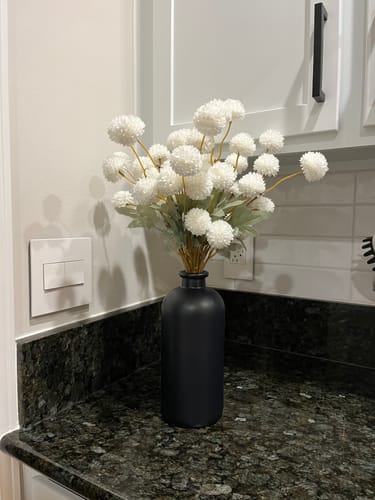 Customer photo review of Faux Kiku Flower - White (10 Stems / 50 heads)
