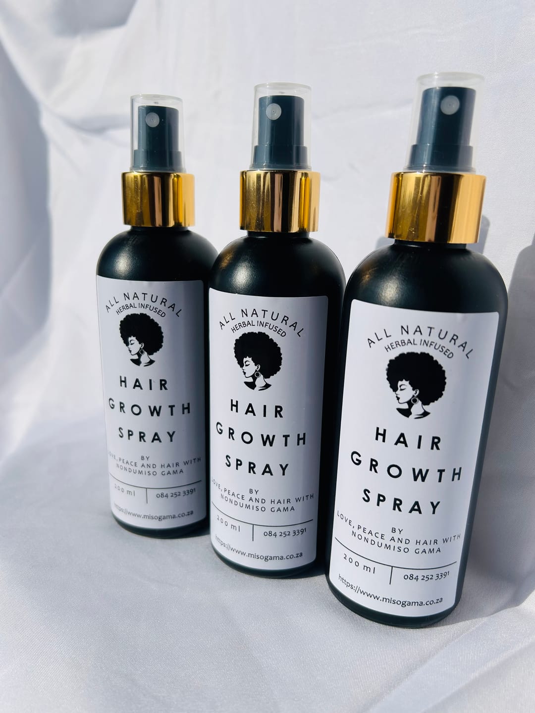 Customer photo review of Gold Collar Mist Spray (24 mm) - Black