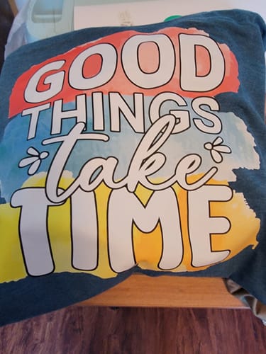 Customer photo review of Blank HEATHER T-shirt / Unisex Adult / Bella canvas 3001CVC