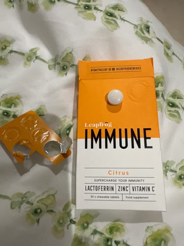 Customer photo review of IMMUNE : Lactoferrin + Zinc + Vitamin C