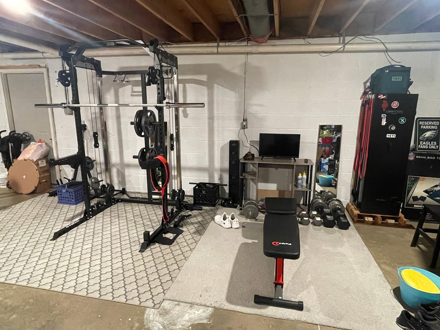 Customer photo review of HR05 Half Rack Functional Trainer