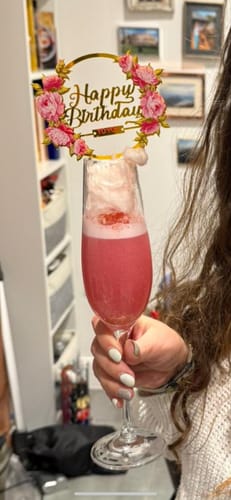 Customer photo review of The Birthday Cocktail Kit