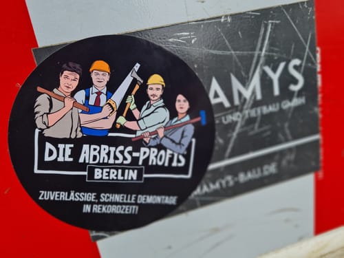 Customer photo review of GROSSE STICKER / AUFKLEBER (10 STK.) • IN DEN FARBEN GETRENNT