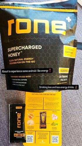 Customer photo review of (20-Pack) SuperCharged Honey