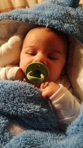 Customer photo review of Kit 3 Chupetes CLÁSICOS Nenina & Co