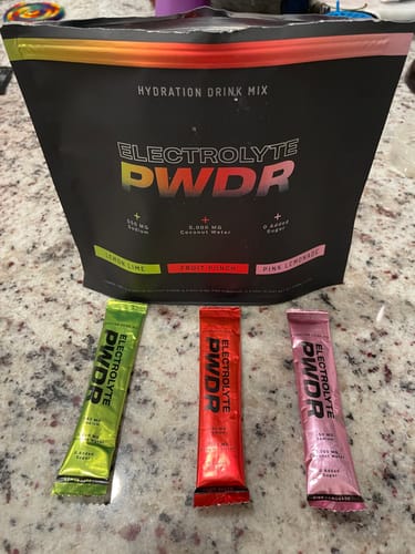 Customer photo review of ELECTROLYTE PWDR