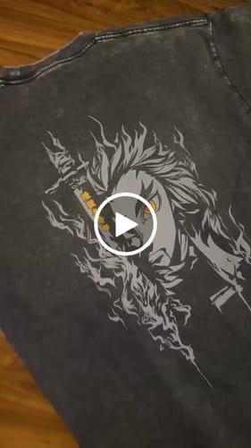 Customer video review of Rengoku Vintage T-shirt V3