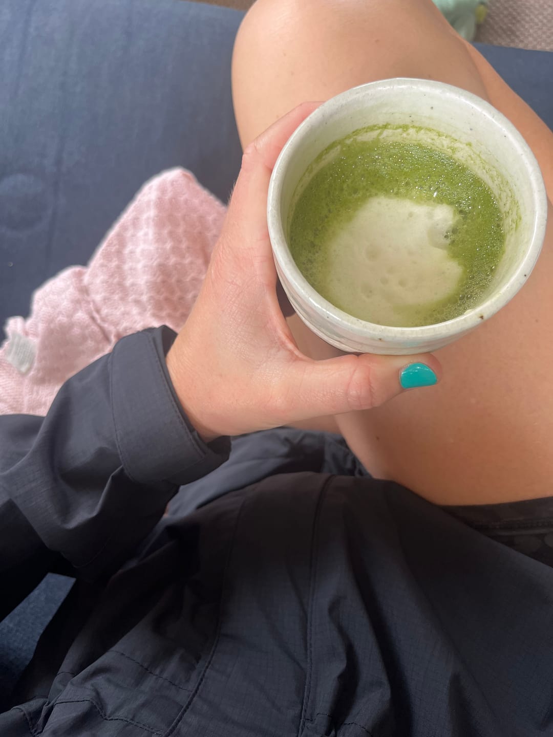 Customer photo review of Unsweetened Matcha Latte