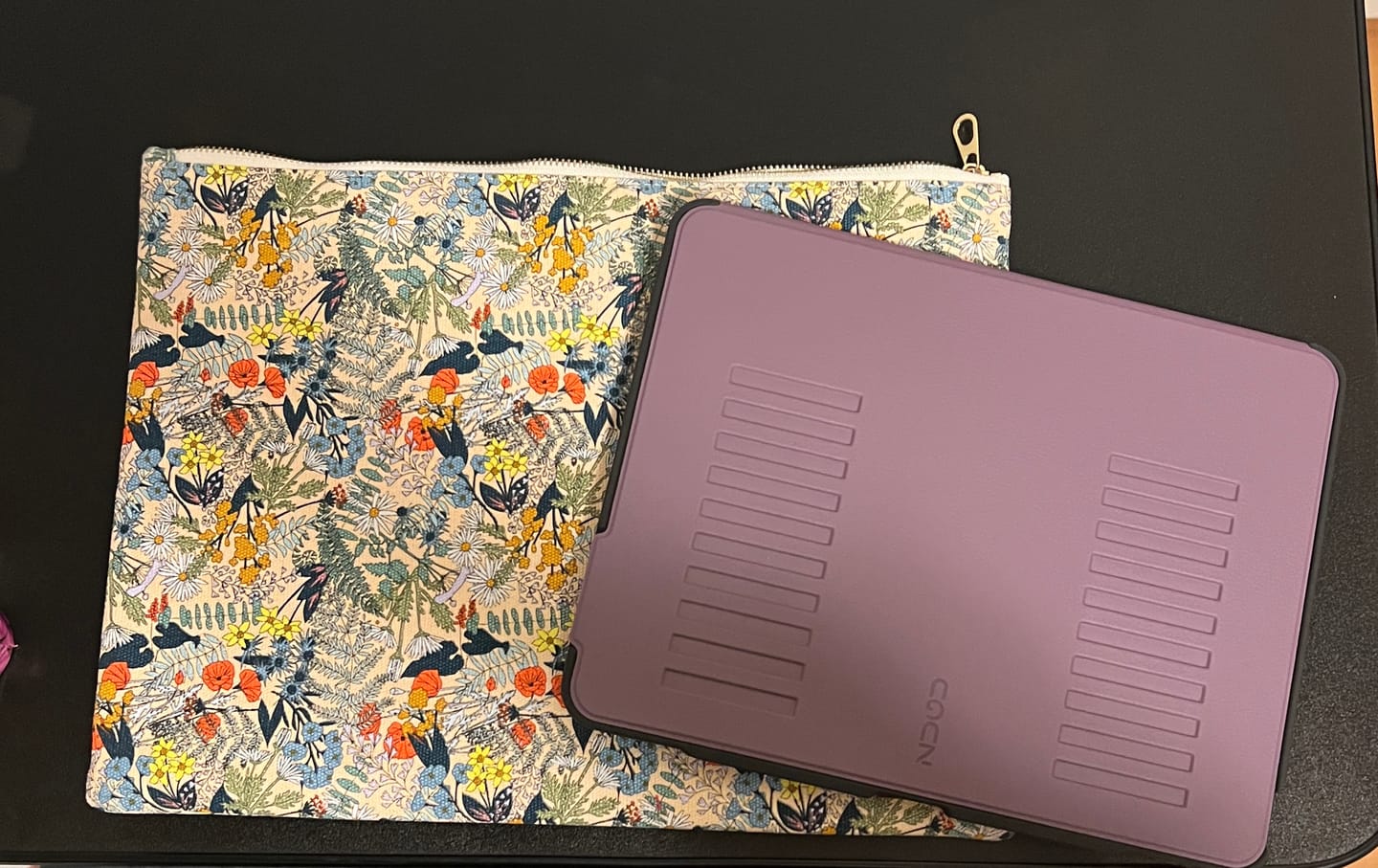 Customer photo review of Accessory Pouch, Madre's Flower Garden
