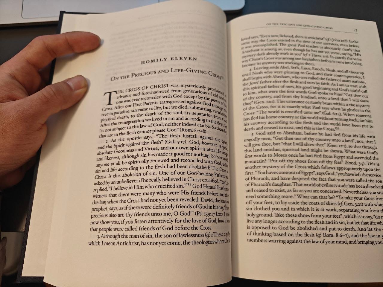 Customer photo review of Saint Gregory Palamas: The Homilies