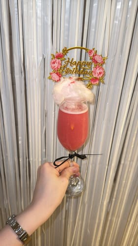 Customer photo review of The Birthday Cocktail Kit