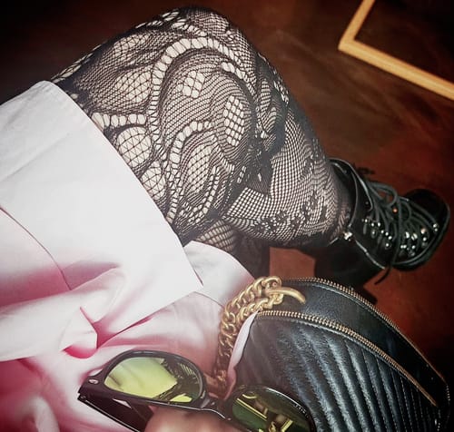 Customer photo review of RODDIE-BLACK PLATFORM BOOTIE