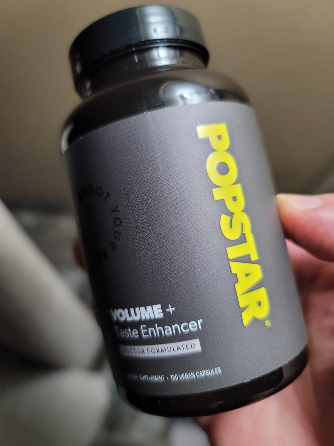 Customer photo review of Popstar Volume + Taste | 1 Month