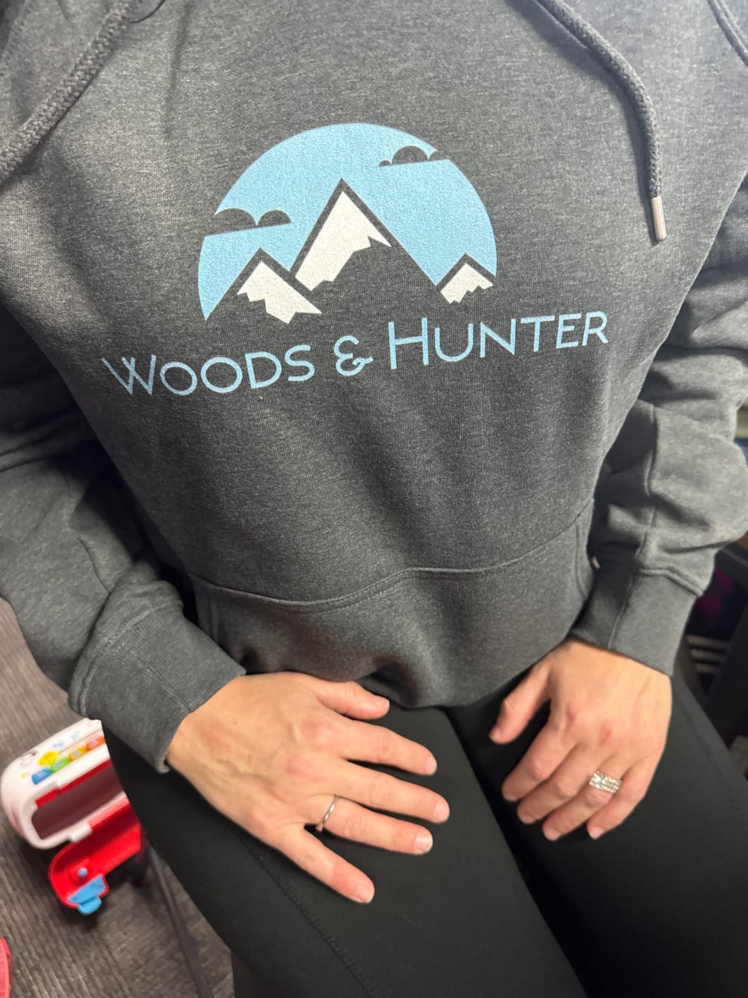 Customer photo review of Organic Woods And Hunter Eco Hoodie ( Unisex)