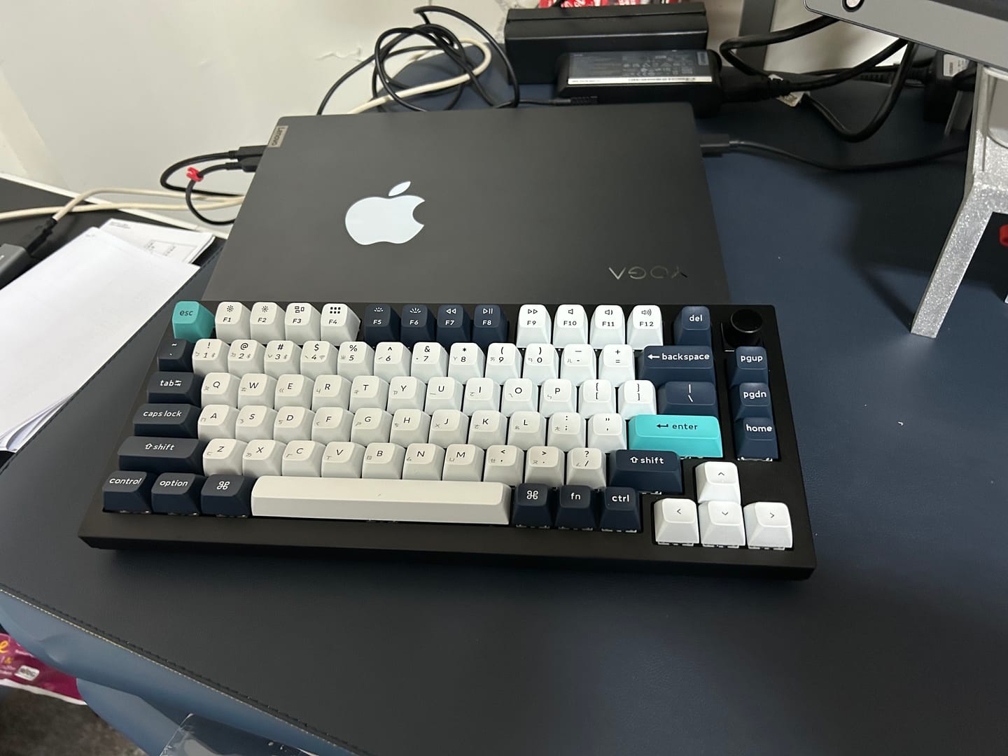 Customer photo review of Keychron Q1 Max QMK/VIA 全鋁客製化 無線機械式鍵盤(注音版本)