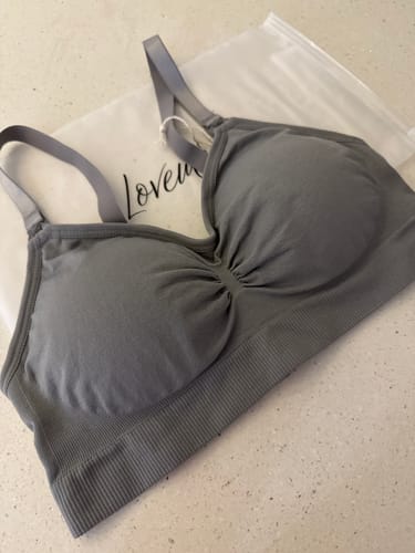 Customer photo review of Lovemère Seamless Nursing Bra