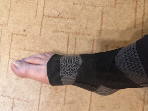 Customer photo review of Kompressziós Bokaszorító Plantar Fasciitis Enyhítésére