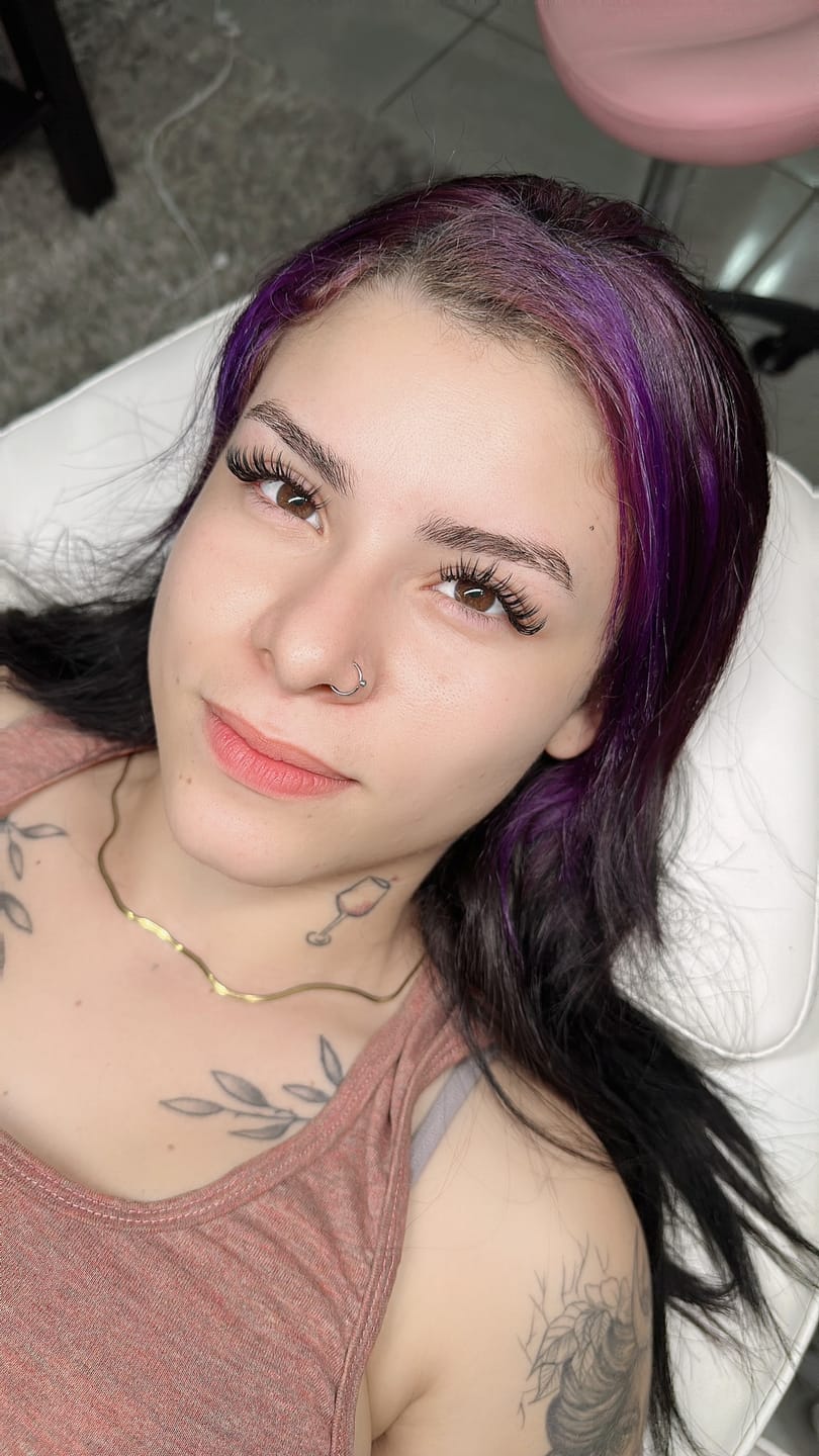Customer photo review of Cashmere™ Fauxmink Lashes